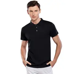 BAALATHKKO5 - Camisa Polo De Verano De Manga Corta Color Sólido De Secado
