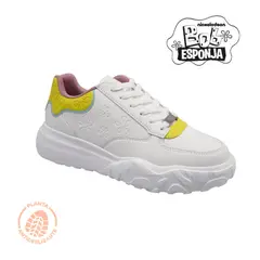 BOB ESPONJA - Zapatillas Blancas Bob Esponja