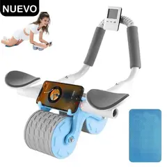 GETHEX - Rueda de Abdominales Fortalece tu abdomen Celeste
