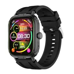 TOUMI - GT-M reloj inteligente tres defensas IP68 2.1 pulgada-Negro