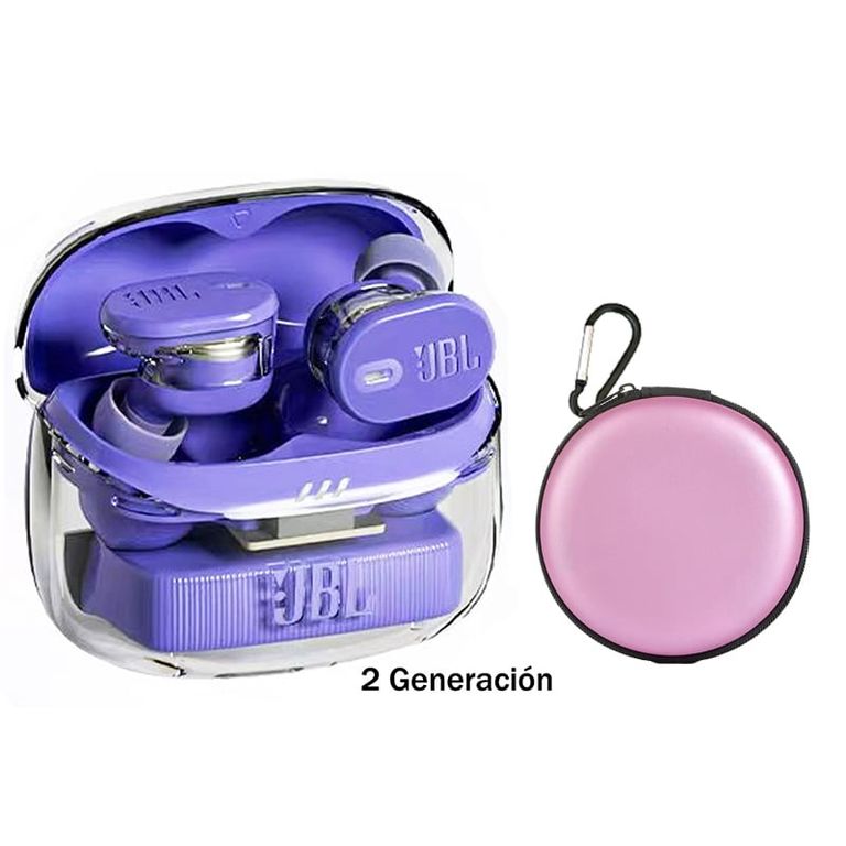 Tune Buds 2 Auriculares inalámbricos sonido Pure-Morado y Estuche