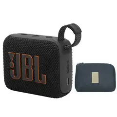 JBL - Go 4 Parlante Bluetooth 5.3 Acuatico IPX67-Negro y Estuchen
