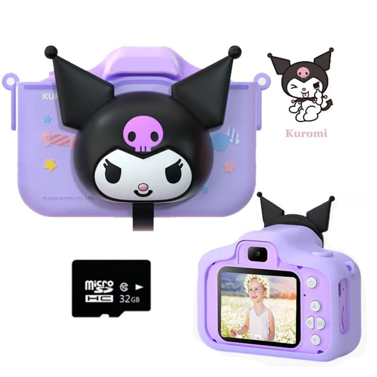 Cámara Kuromi 2 Digital HD de 20 mp1080p MP3 TF-Morado