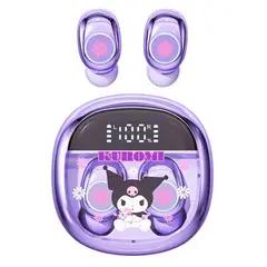 OVOTOUMI - Audífonos Kuromi De Tws Auriculares Bluetooth 54 Morado