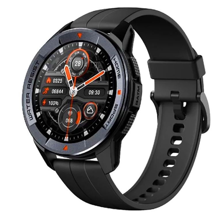 X1 Amoled Pantalla Bluetooth inteligente Reloj-Negro