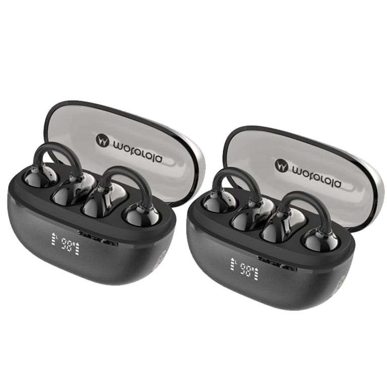 Set 2 De Audífonos Moto Buds C30 BT5.4-Negro