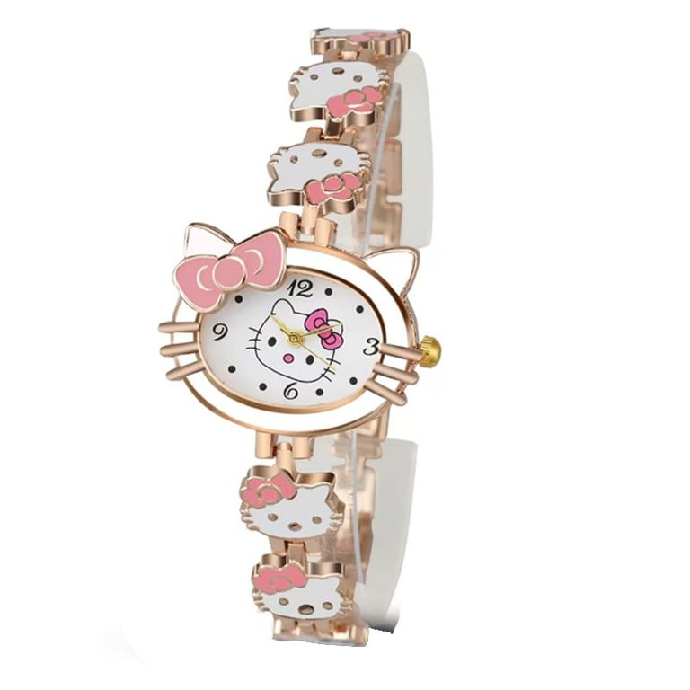 Reloj Hallokitty Correa Magnética Piedras