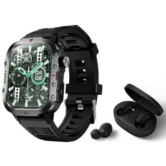 XIAOMI - Audífonos Airdots 2 TWS-Negro y Toumi GT-K reloj inteligente