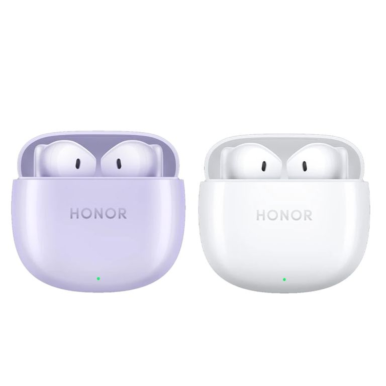 Set 2 De Audífonos X6 Tws BT-Blanco y Morado