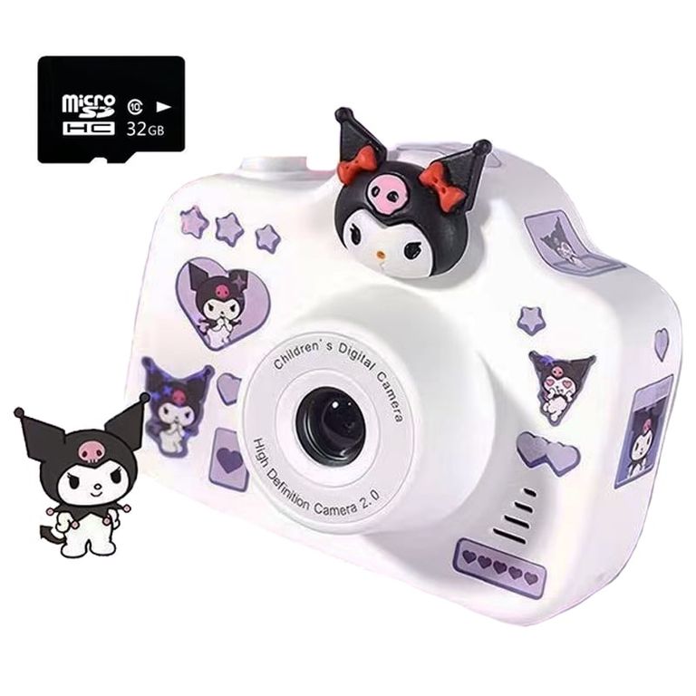 Toumi Cámara Kuromi Digital HD de 20 mp1080p MP3 TF-Morado
