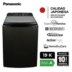 PANASONIC - Lavadora 19kg NA-FS19P8TRH