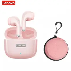 LENOVO - Audífonos LP40 Pro - Rosa + Estuche