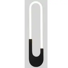 MMDH - Salón Moderno Minimalista LED Lámpara de pared PEA288-Negro