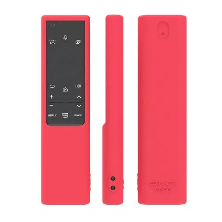 FUNDA PARA CONTROL REMOTO SAMSUNG QLED ROJO