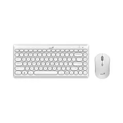 GENIUS - Teclado Genius+Mouse Luxemate Q8000 TKL Wireless Usb Sp White