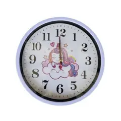 GENERICO - Reloj de pared de 30cm con dibujos - Blanco