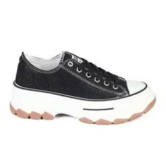STHEF - ZAPATILLA MUJER TRENDY NEGRO 7890