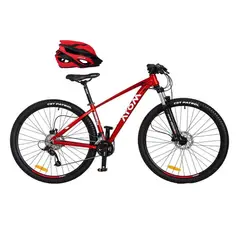 ATOM - BICICLETA BURNER ARO 29 TALLA 16 ROJO GLOSS + CASCO ROJO