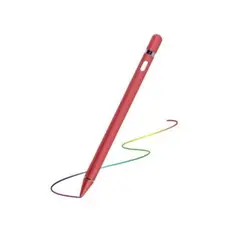 GENERICO - Pencil Universal lapicero táctil Para Tablets Ipads Celulares-Rojo
