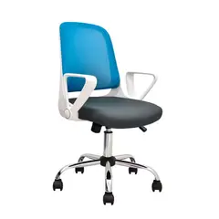 GENERICO - SILLA DE OFICINA MINOR TURQUESA CON GRIS