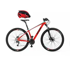 ATOM - BICICLETA BURNER ARO 29 TALLA 16 ROJO + CASCO NEGRO