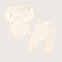 RIKURIY - Conjunto body pantalón Rikury - Ivory