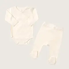 RIKURIY - Conjunto body pantalón Rikury - Ivory