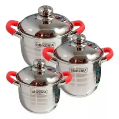 GENERICO - Juego De Ollas BE-S6012 Brikenia