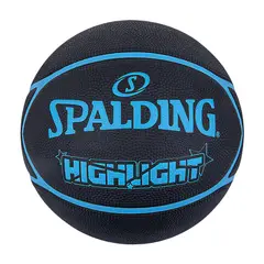 SPALDING - PELOTA DE BASKET HIGHLIGHT NGR/AZ - TALLA 7