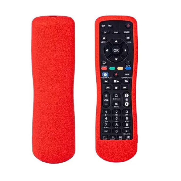 FUNDA PARA CONTROL REMOTO MOVISTAR ROJO