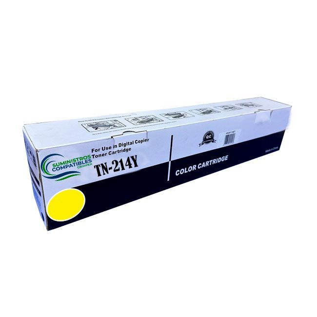 Toner Compatible Tn-214Y Amarillo Bizhub C203 C253