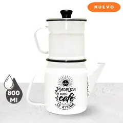 RECORD - Cafetera Acero Vitrificado 2pzas n°10 café madruga