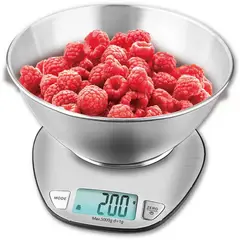 GENERICO - Balanza Gramera Digital SANSON Acero Inoxidable 5Kg