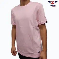 JUSTO - POLO PARA HOMBRE ROSADO T-SHIRT - ALGODON