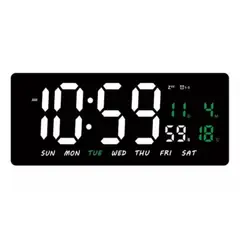 GENERICO - Reloj Digital Led Pared Alarma Calendario