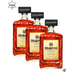 DISARONNO - Pack 3 unidades Amaretto Licor de Almendras 700ml