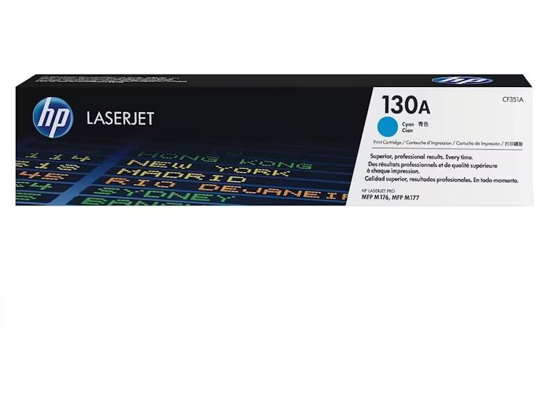 TONER 130A CÓDIGO CF351A CYAN 1000 Pág