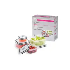 ELECTROLUX - Set de 4 Contenedores Herméticos con Tapa 80000566