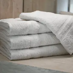 GENERICO - Toalla 140 x 75 cm de 650 gr Blanco - Platinum