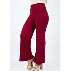 GENERICO - PANTALÓN PALAZO DE DAMA SCUBA LICRADO