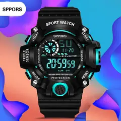 GENERICO - Reloj Digital Deportivo Hombre Pulsera Multifunción Aventura Genieka