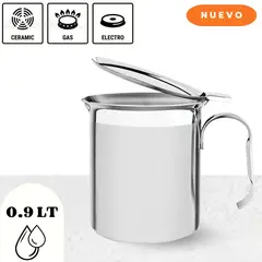 TRAMONTINA - Jarra de Acero Inoxidable con tapa 0.9 L