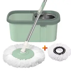 KELLER - Balde Escurridor Trapeador Giratorio Automático VD