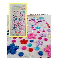 GENERICO - Gema Sticker Para Decoracion Arete Autoadhesivo