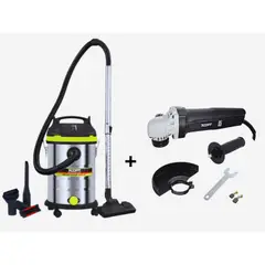 XCORT - Aspiradora 2000W 30L XVC02-30W + Amoladora XSM19-115
