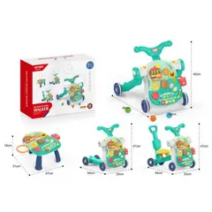 HUANGER - Andador Multifunciónal para bebés 4 en 1 Celeste
