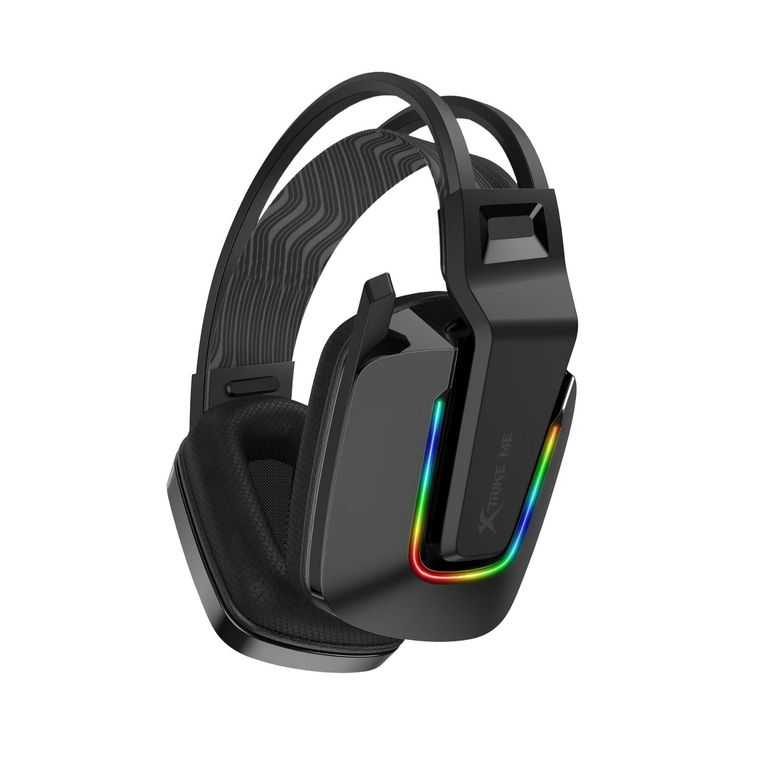 Audífonos Gamer RGB GH-712 Sonido Estéreo Negro