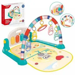 HUANGER - Gimnasio de bebe con Piano Musical Búho HE0651 Verde