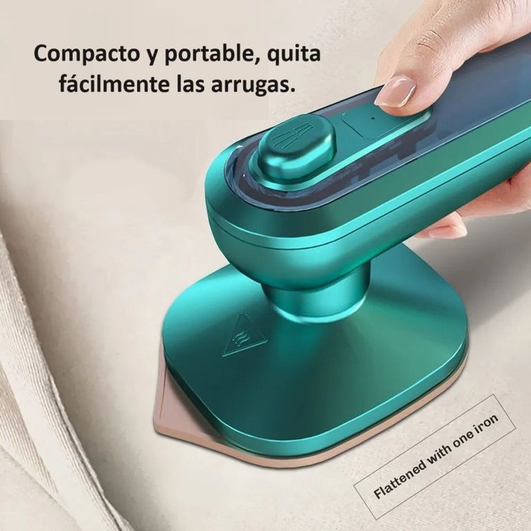 Plancha Portátil Vapor Planchador Viaje Ropa Estudiante Regalo Genieka