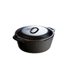 LODGE - Olla Dutch Oven de hierro fundido de 6.6 L